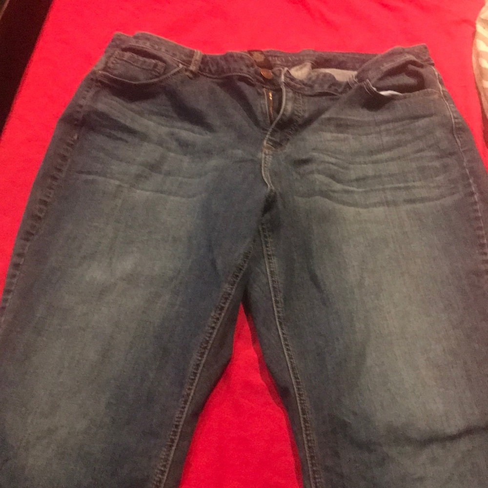 Lane Bryant jeans boot cut size 22 short